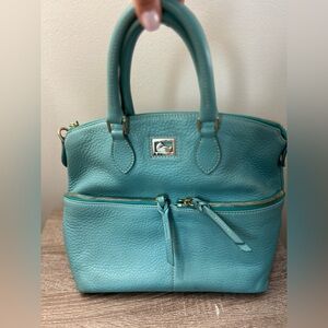 Dooney & Bourke Dillen Satchel in Tiffany Blue